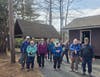 Suffield Parks and Recreation Hiking Workshop with Mat Jobin-Reach Your Summit, Stephan Bastrycki-Suffield Parks and Recreation Volunteer, Donna Carney-Bastrzycki-Director of Special Programs