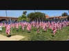 Hundreds of American Flags on display at the 2021 Field of Honor