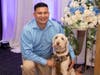 Gunnery Sgt. P. Ernesto Aquino with Luna