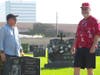Chris and John on location during a production of OC History Hunters