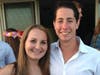 Brian James with shooting victim Veronika Weiss