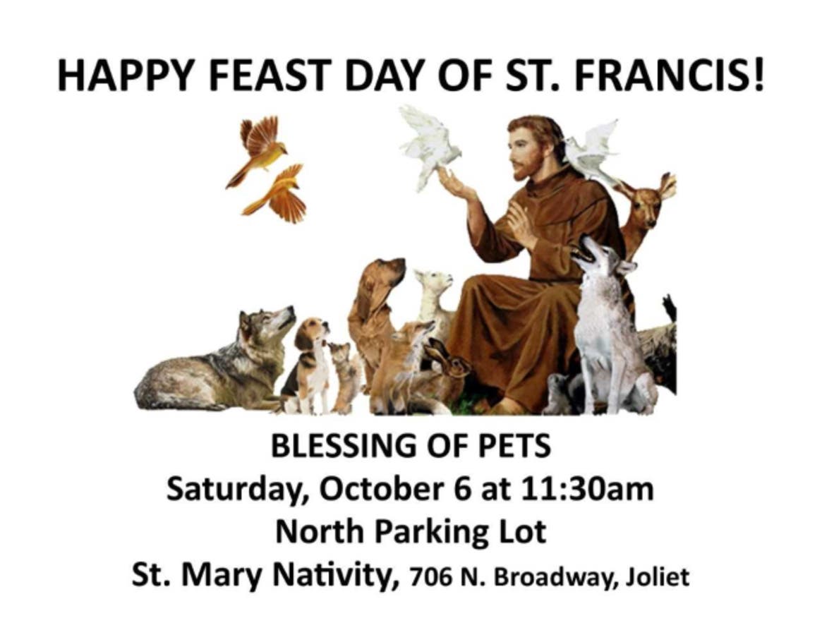 Pet Blessing at St. Mary Nativity Church Joliet, IL Patch