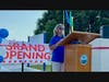 Nancy Opalka, Northampton Township's parks & recreation director, spoke at the recent re-opening of the playground.