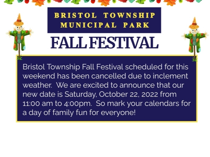 Fall Festival Delayed In Bristol Township From Hurricane Ian