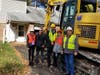 Warminster Township supervisors inspected the Shenandoah Woods demolition project.
