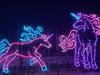 These unicorns are new to the Holiday Light Show this year.