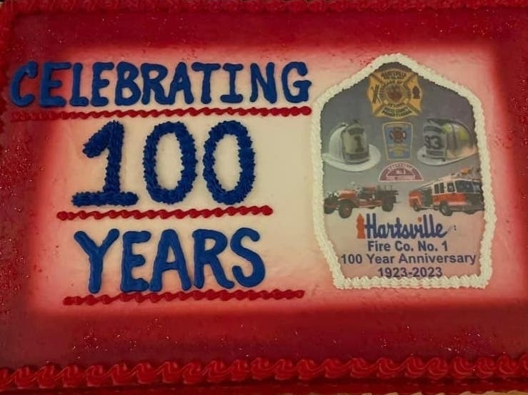 The Hartsville Fire Company is celebrating its 100th anniversary this year.