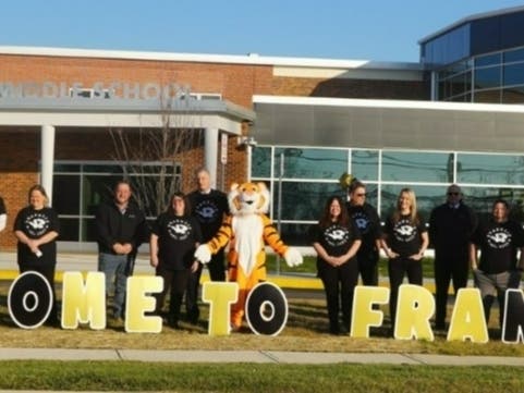 The Bristol Township School District opened the Benjamin Franklin Middle School on Monday.