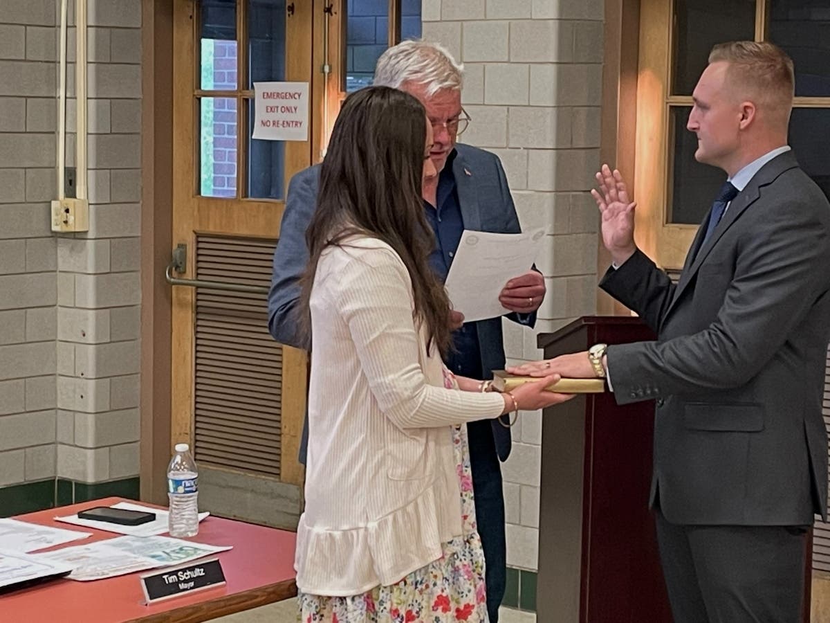 The Hatboro Borough Police Department hired a new police officer and promoted two to sergeant at Borough Council's recent meeting.