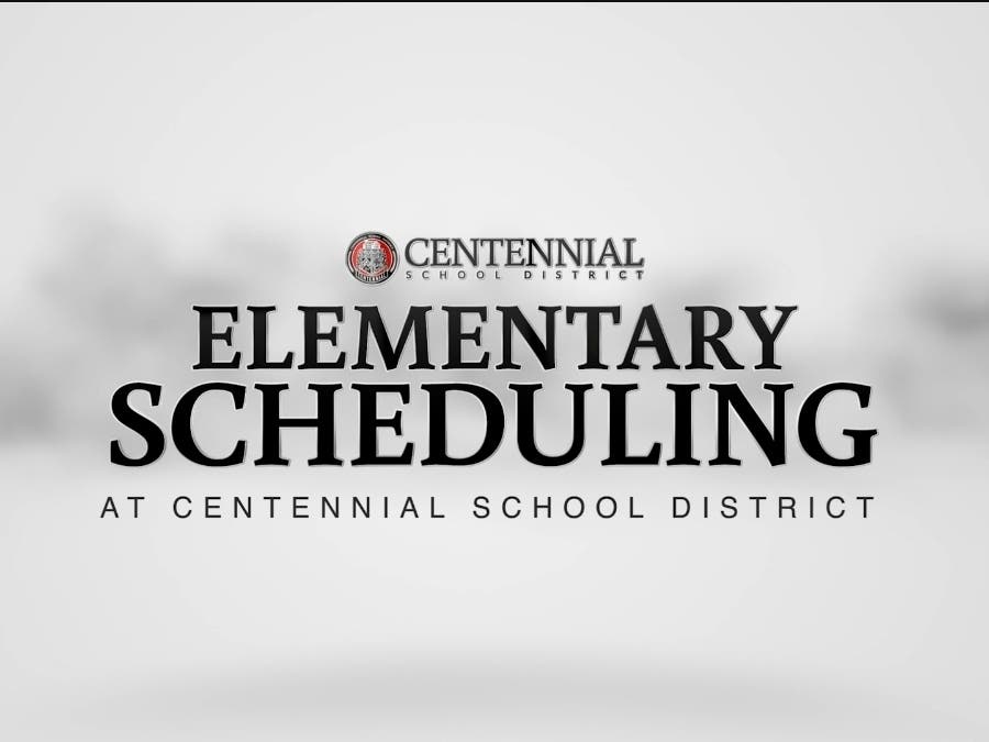Shorter School Day For Centennial Elementary Students Next Year