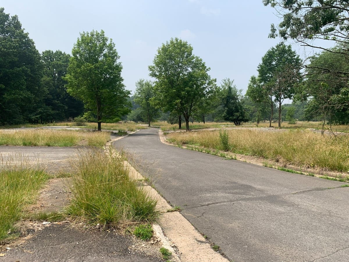 Warminster Township officials announced Friday that the concrete slabs have been removed at Shenandoah Woods, marking an end to construction at the old U.S. Navy Department property. 