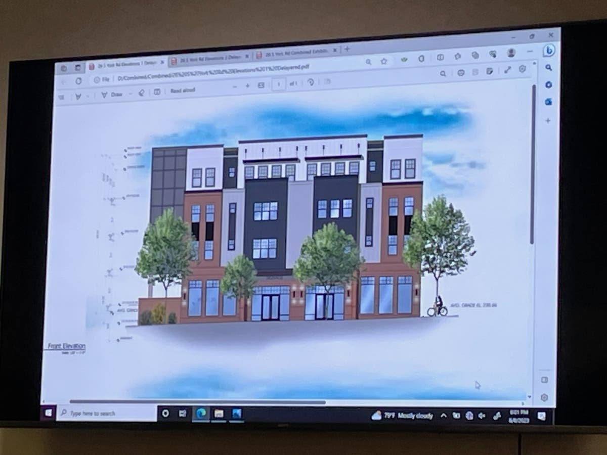 Artist renderings of the façade for a proposed apartment building do not meet Hatboro's heritage, according to some residents who attended a recent planning commission meeting.