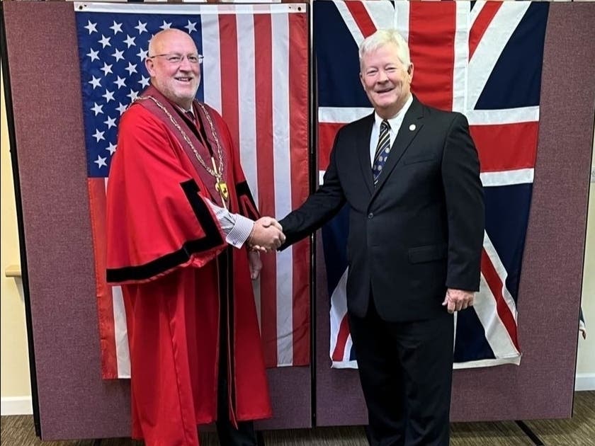 Warminster PA and Warminster UK got together recently across the pond to exchange pleasantries in marking a 10-year relationship forged between the two towns.