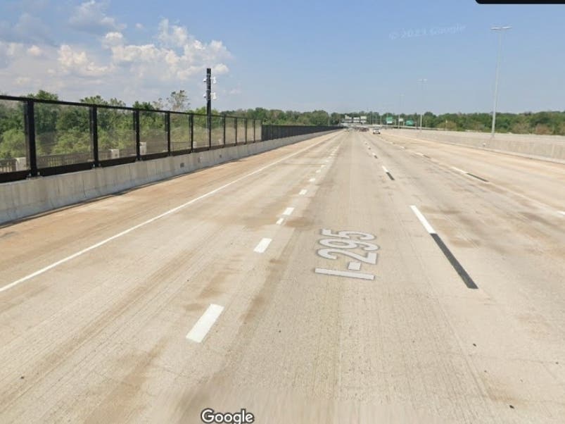 The Scudder Falls Bridge over Interstate 295 in Lower Makefield Township is one of eight bridges crossing the Delaware River that will see a toll hike in January.