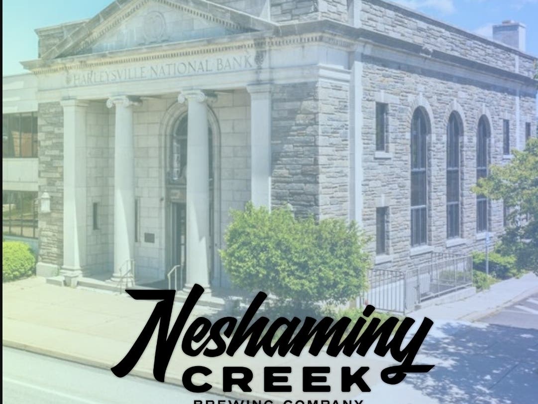 The Neshaminy Creek Brewing Company is planning to open a new taproom in an old bank building in Montgomery County.