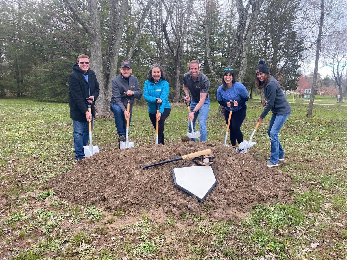 The Horsham Township Council and Township Manager Bill Walker were among the participants in Saturday's groundbreaking ceremony for the Miracle Field of Horsham.
