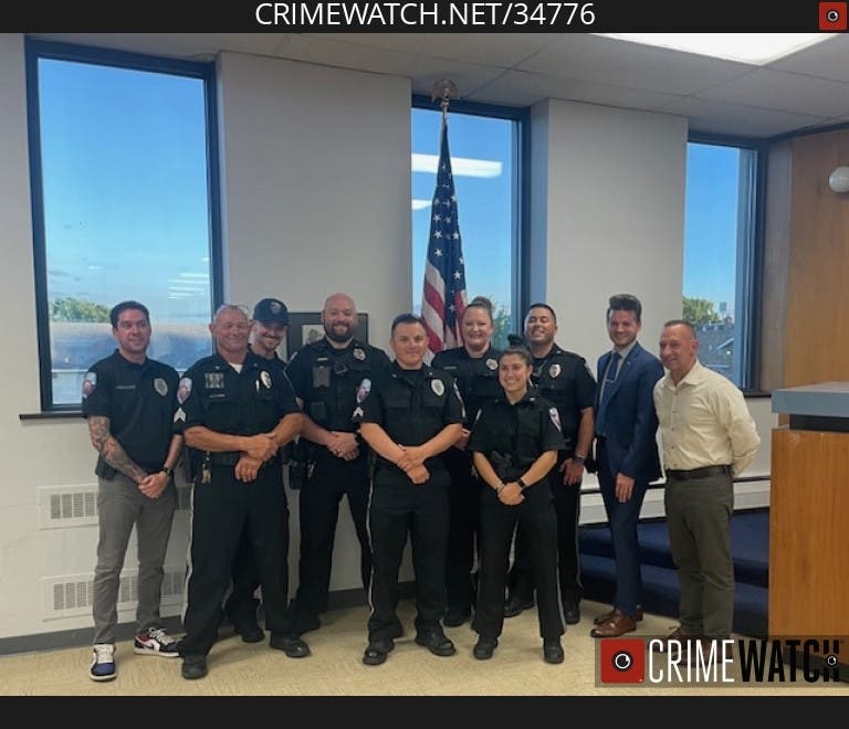 Morrisville Mayor Gary Wallace has sworn in two new police officers to join the Morrisville Borough Police Department.