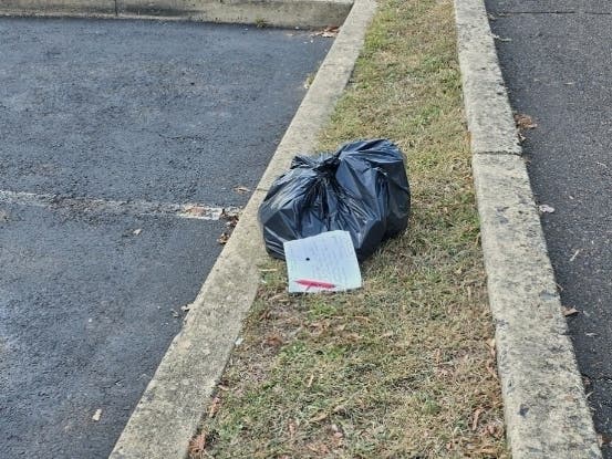 A suspicious package was left near the emergency room at Lower Bucks Hospital on Saturday afternoon, authorities said.