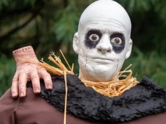 More than 100 scarecrows are on display at Peddler's Village in Lahaska for the rest of the month.