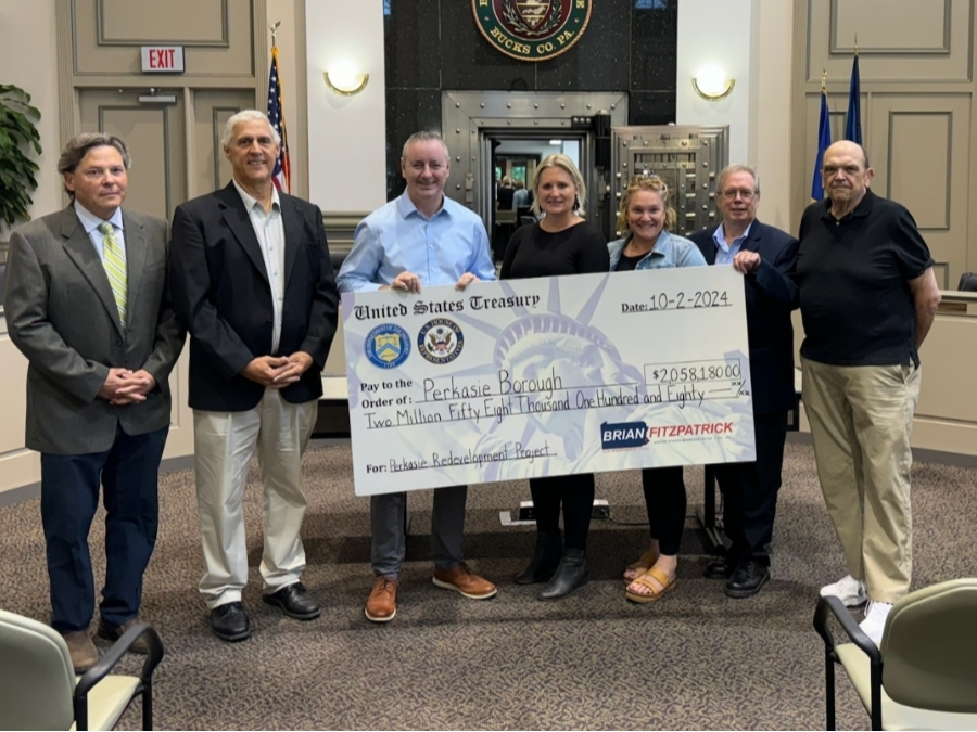 U.S. Congressman Brian Fitzpatrick has secured a $2 million grant for the borough's Park Avenue Stormwater and Pedestrian Improvements Project.