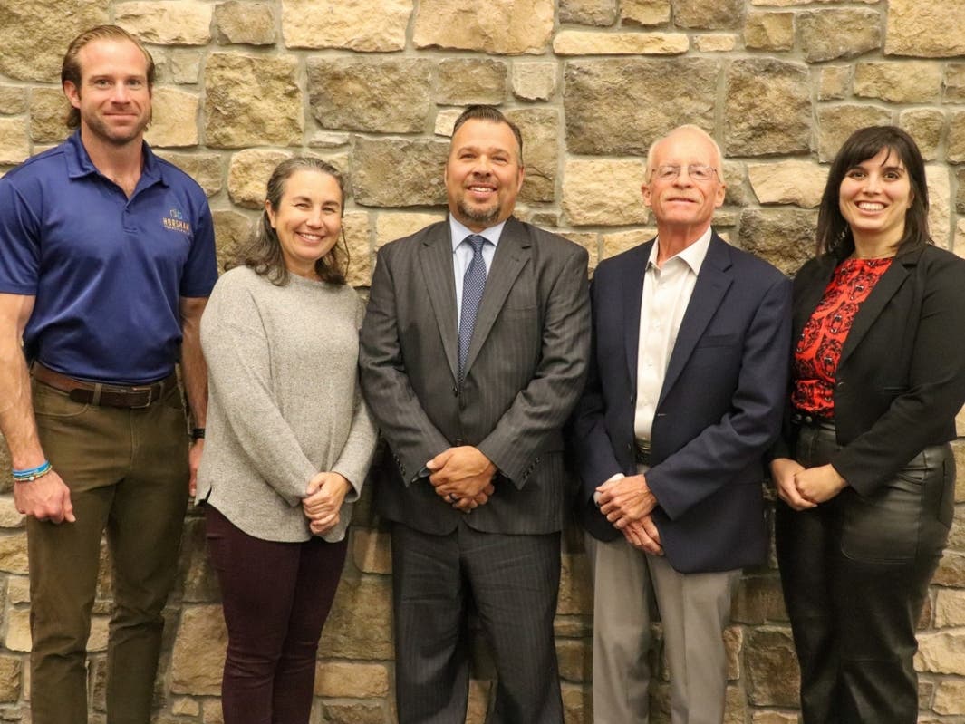 Republican Eric Glemser was sworn in at Wednesday night's Horsham Township Council meeting to replace Councilwoman Theresa Harmon. 