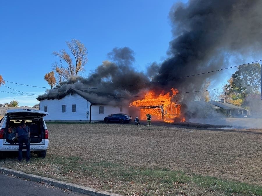 The Horsham community is rallying around a family who lost everything in a fire at their Limekiln Road home on Sunday afternoon.