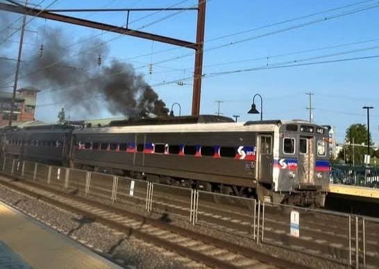 100 Evacuated After SEPTA Rail Car Catches Fire In Levittown ...