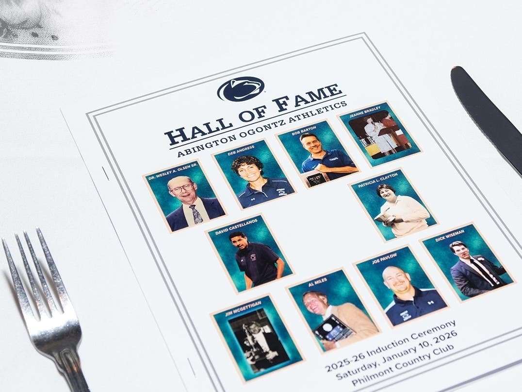 Penn State Abington Athletics formally inducted its inaugural class into the Penn State Abington Ogontz Hall of Fame in a ceremony held Saturday at the Philmont Country Club.