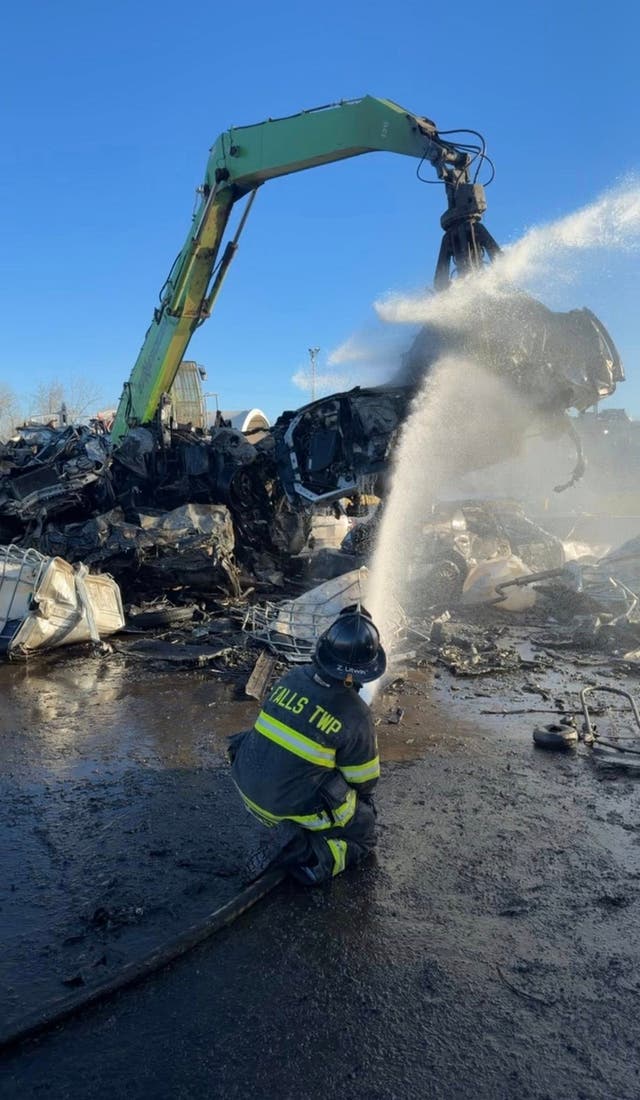 Large Rubbish Fire Reported In Falls Township | Levittown, PA Patch