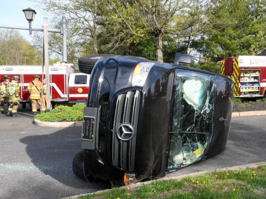 The Yardley-Makefield Fire Company responded to two separate, two-vehicle crashes over the past few days.