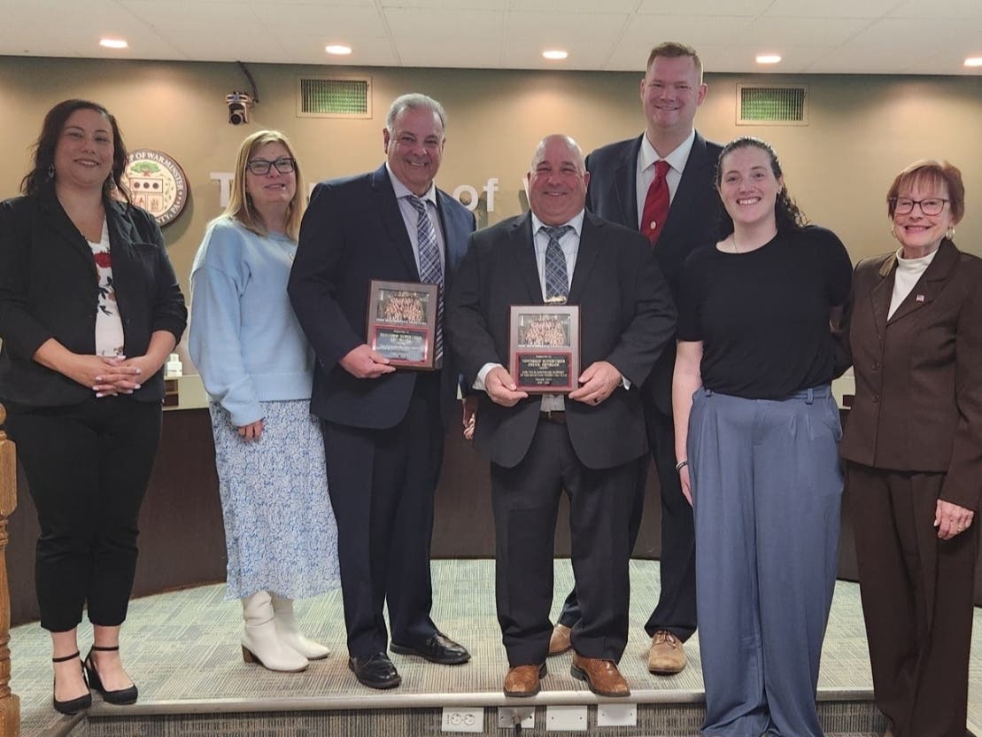 The Warminster Wrestlers Club was recognized at the township supervisors meeting last week.
