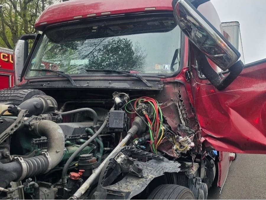 The Penndel Volunteer Fire Company responded to the crash on southbound Route 1 in Middletown Township on Monday afternoon.