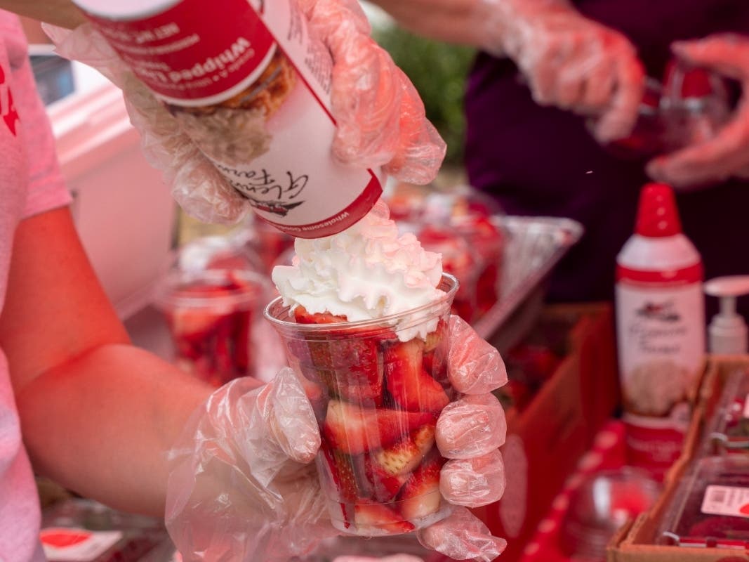 The strawberry will reign supreme this weekend at Peddler's Village in Lahaska.