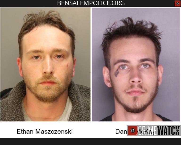 Bensalem Police have charged two men with a robbery at a smoke shop last Thursday.