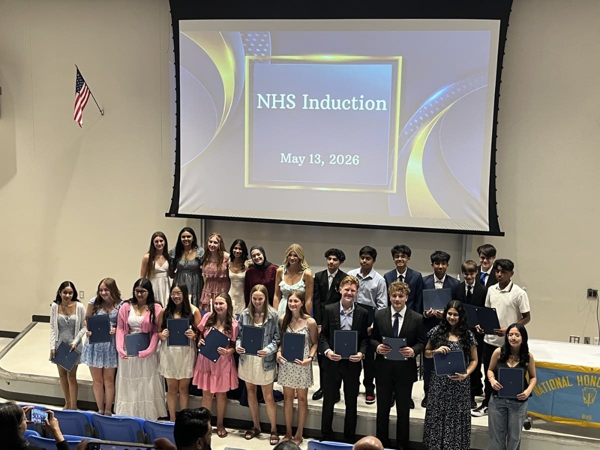 The Bensalem Township School District honored high school students named to the National Honor Society.