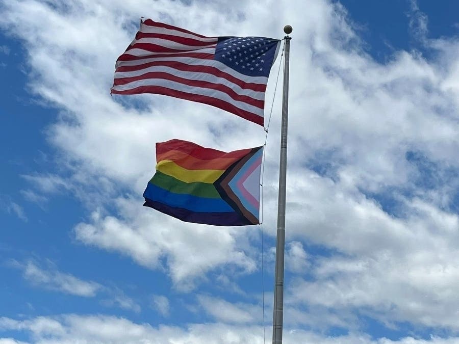 Horsham Township gathered on Saturday to support the LGBTQ+ community just before Pride Month in June.