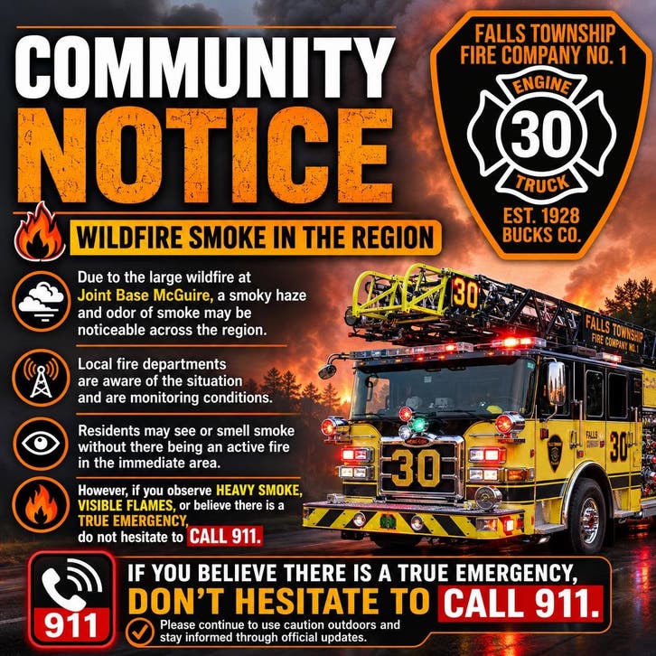 Smoky Haze From NJ Wildfire Found In Lower Bucks Co. | Levittown, PA Patch