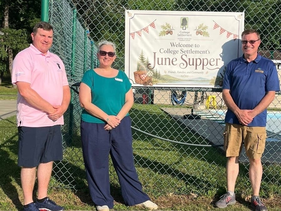 Horsham Township officials gathered over the weekend at College Settlement's 92nd June Supper to the celebrate the camp's longtime success.