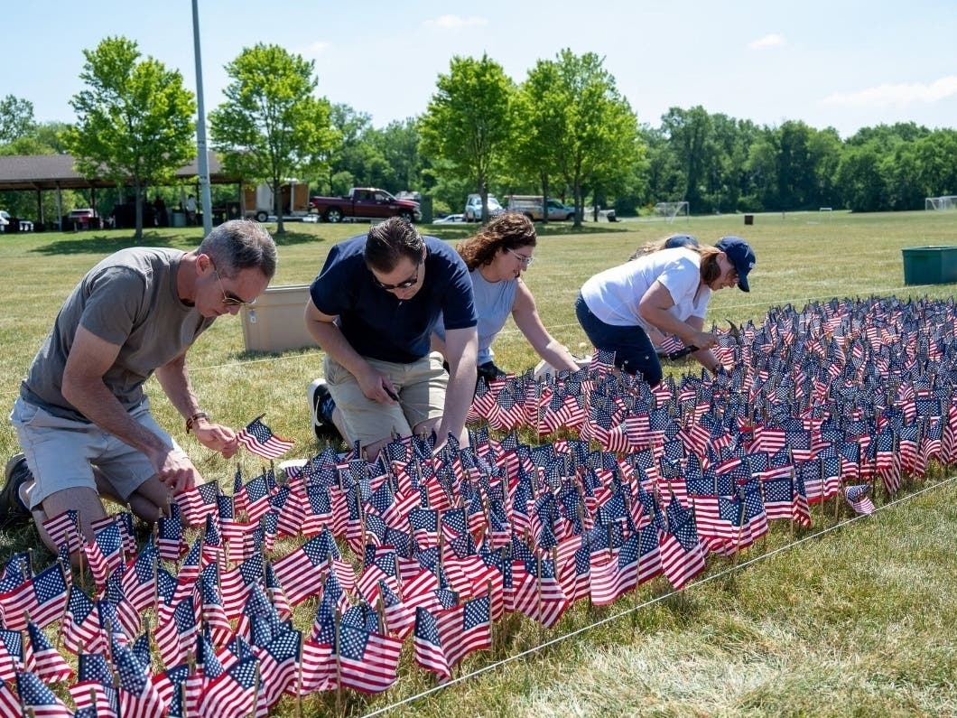 For 41 years, the American flags have flown at the Jesse E. Hill Flag Memorial.