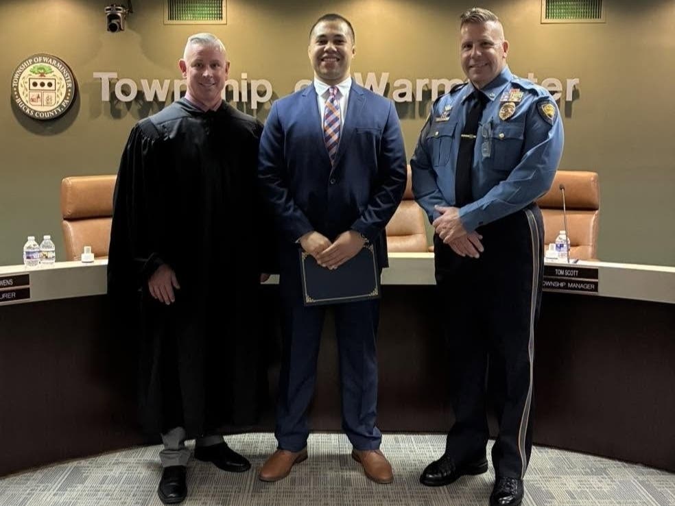 2 New Officers Join Warminster Police Department