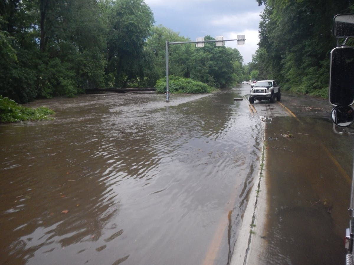 Monday night's storm caused flash flooding throughout Cheltenham Township.