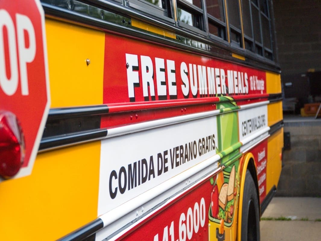 The Centennial School District recently rolled out its Mobile Summer Lunch Bus program, providing free meals throughout the summer months to all children ages 18 and younger.