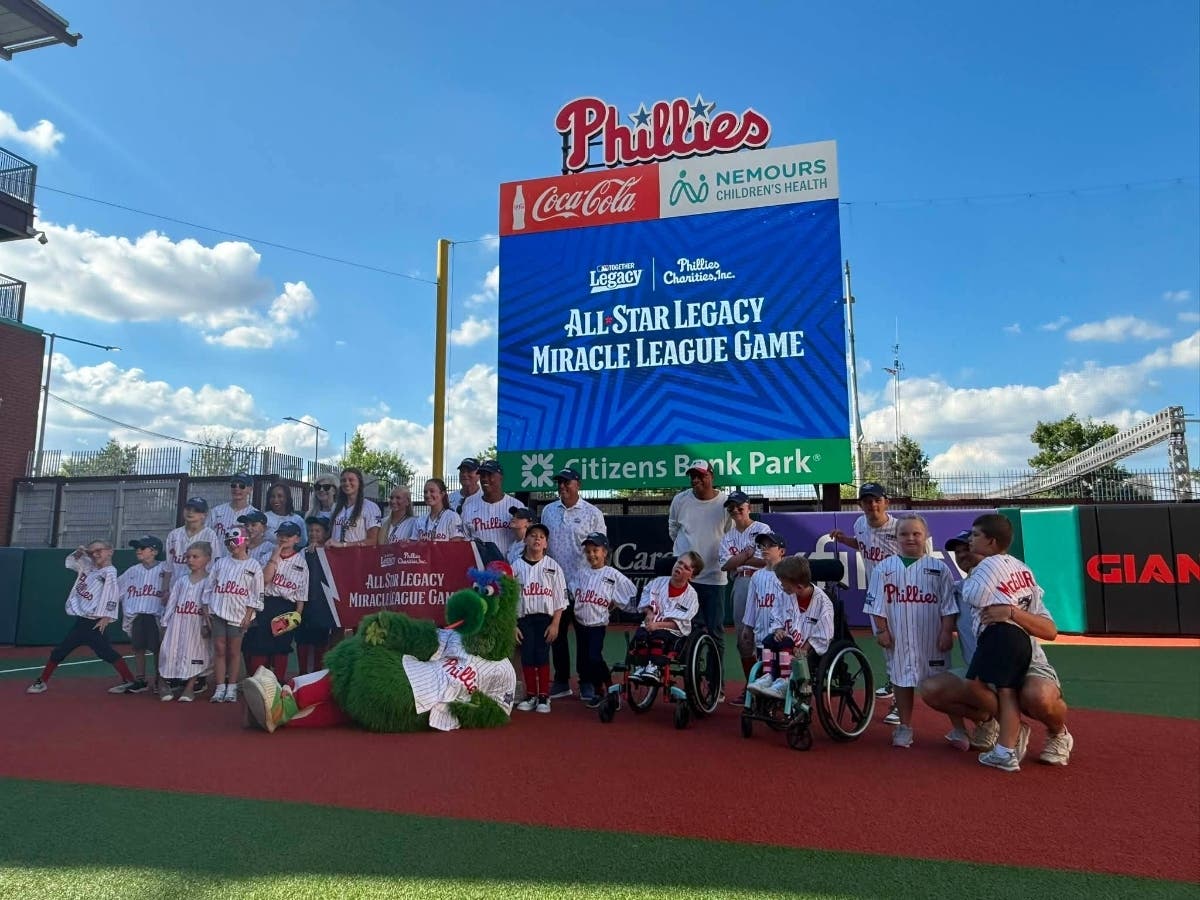 The Miracle League of Horsham for to play whiffle ball at Citizens Bank Park this week before the All-Star Game in Philadelphia on Tuesday.