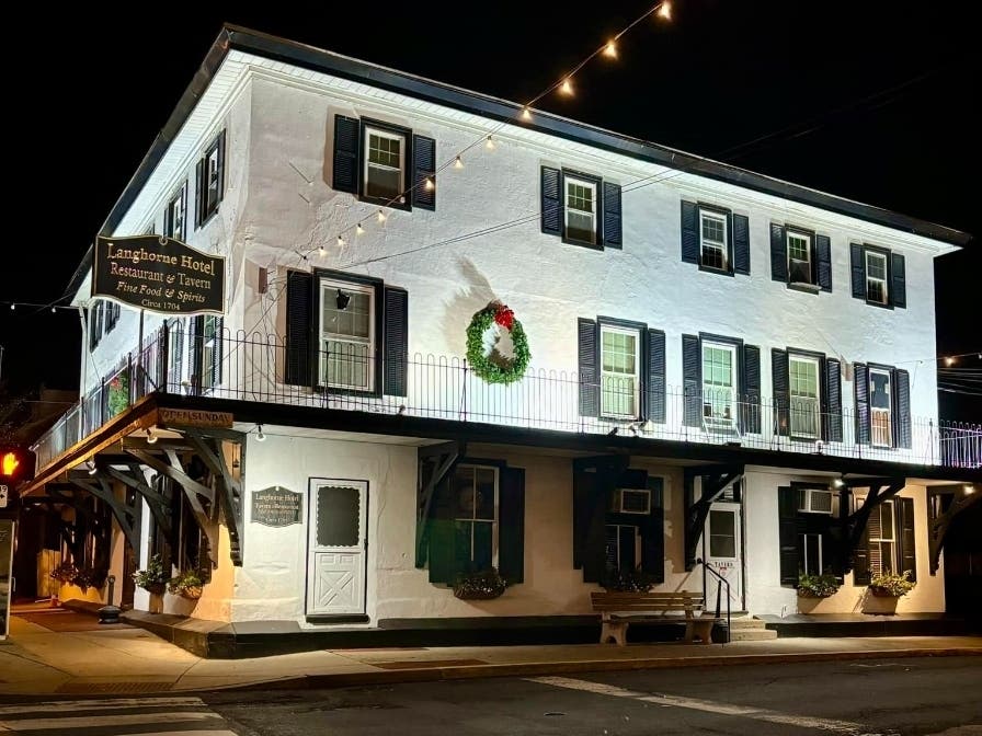 The Langhorne Hotel will close after 54 years following a farewell party on Sunday. The business is expected to be sold.
