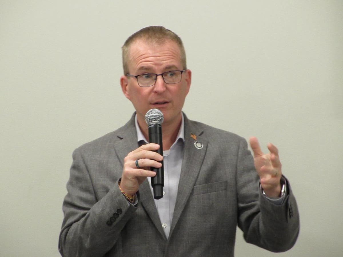 State Rep. Brian Munroe is touting the proposed DART service into Warminster Township by visiting organizations to tout the program.