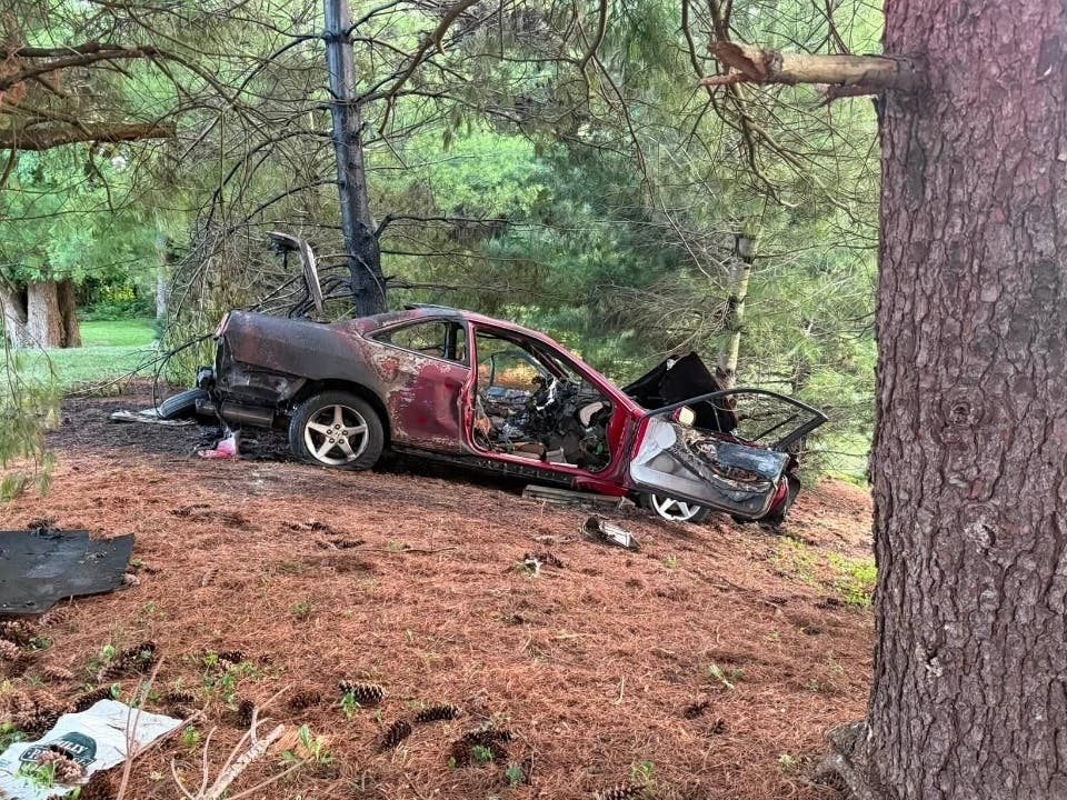 Fire officials are investigating a car fire that happened on Thursday on Bustleton Pike in Feasterville.
