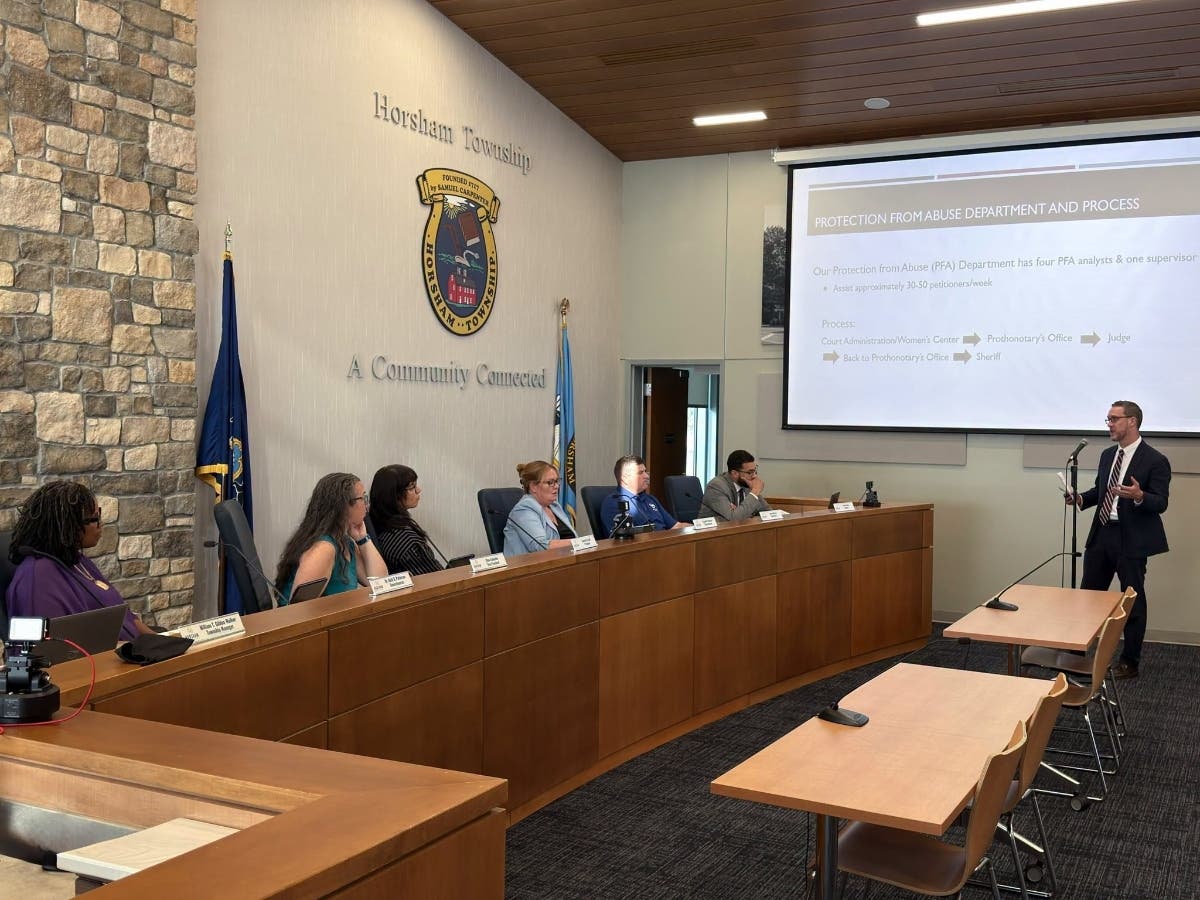 Montgomery County Prothonotary Noah Marlier visited the Horsham Township Council this past week.