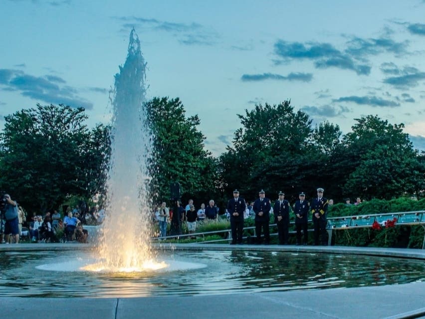 The Garden of Reflection, Pennsylvania's 9/11 memorial, held ceremonies in Lower Makefield on Friday to mark the 25th anniversary of the Sept. 11 attacks on America.