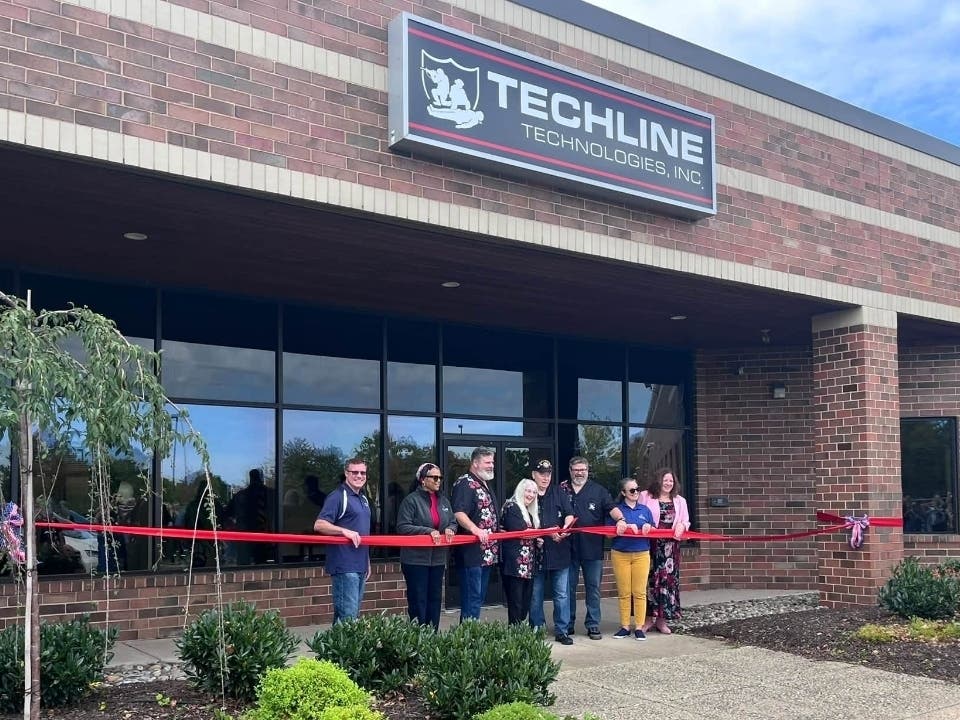 Horsham Township officials were on hand to welcome Techline Technologies Inc. at a ribbon-cutting ceremony recently.