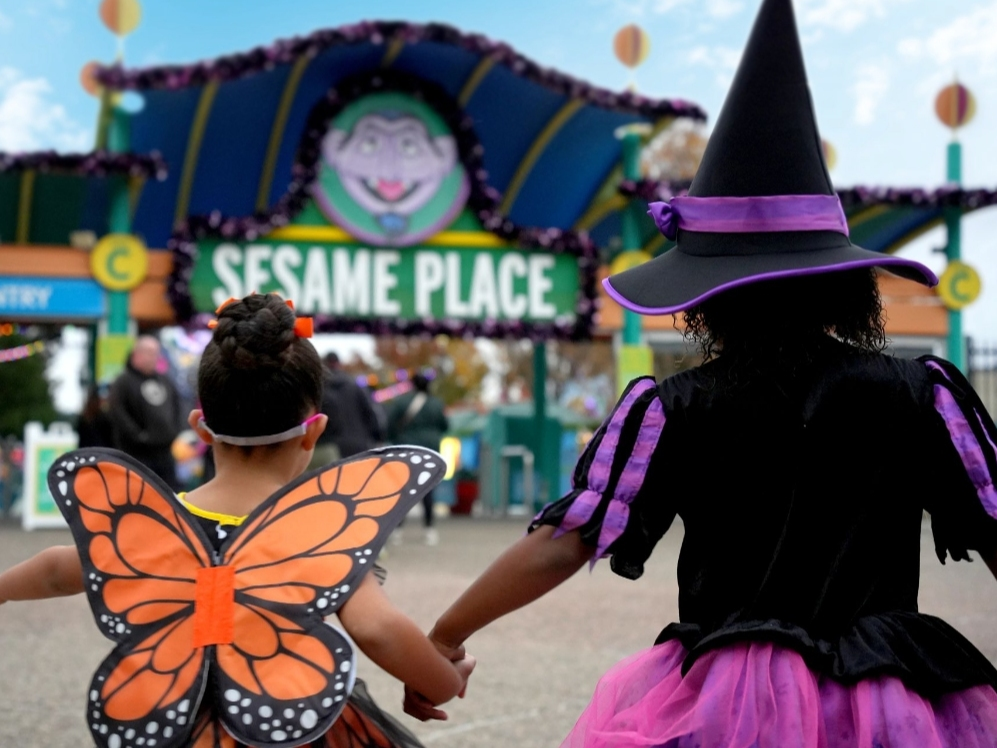 The Count has returned for his Halloween Spooktacular at Sesame Place Philadelphia in Middletown Township.